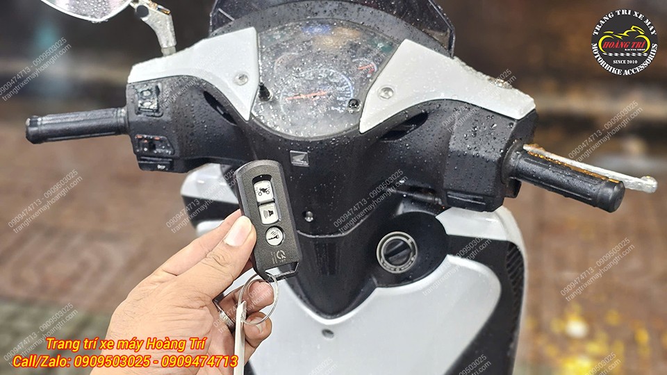 Remote 3 nút thay thế hoàn hảo cho chiếc chìa khóa cơ cũ kỹ