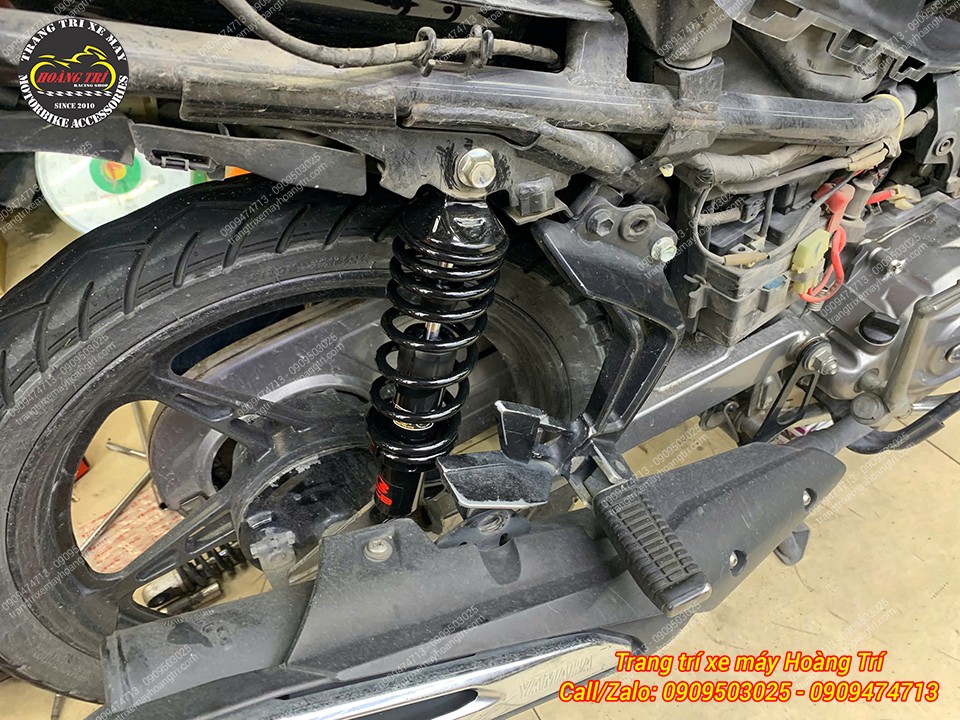 Phuộc Racing Boy A3 không bình dầu được lắp cho Sirius