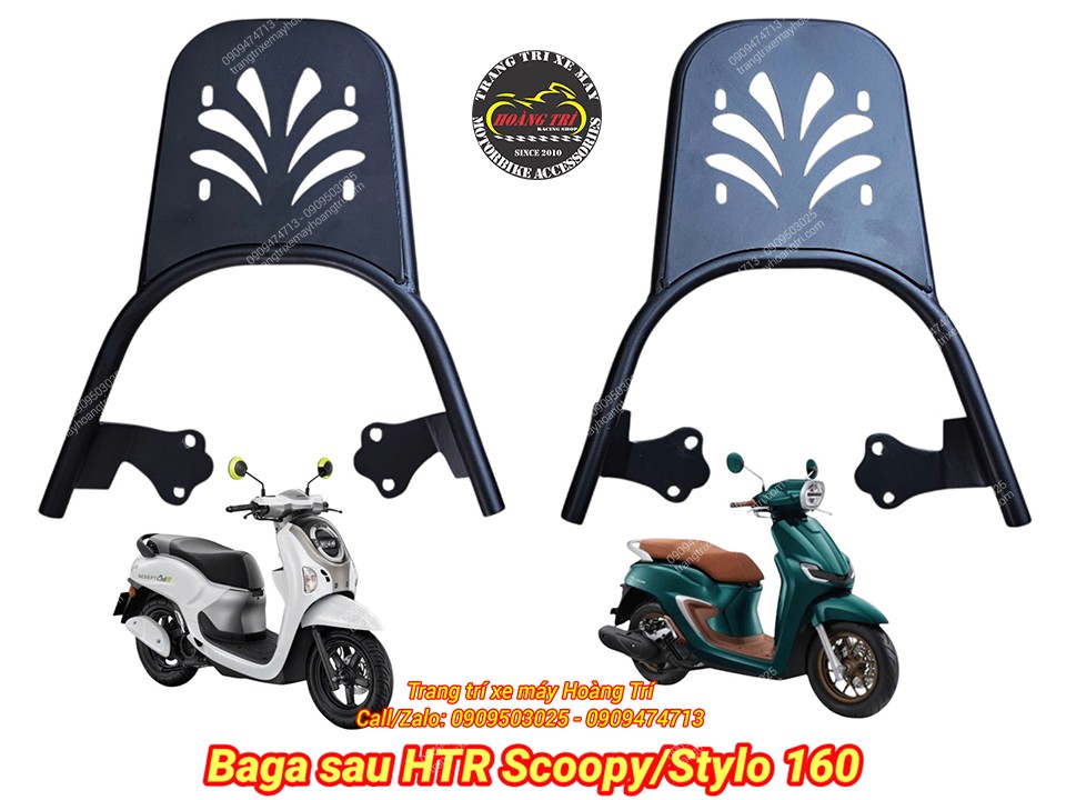 Baga sau HTR được thiết kế chuẩn cho cả Scoopy và Stylo 160