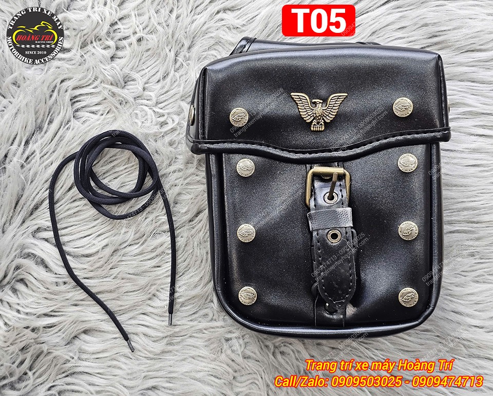 Mẫu túi treo hông T05 màu đen được bổ sung thêm sự lựa chọn cho anh em