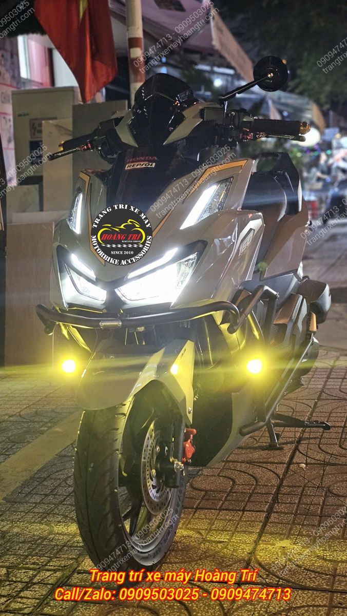 Ánh sáng vàng hỗ trợ bám đường tốt và xuyên sương hiệu quả