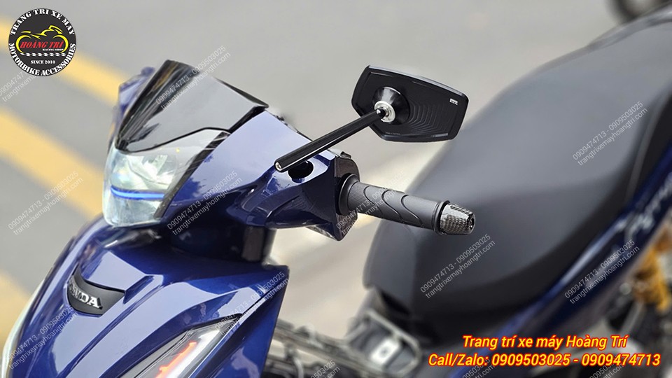 Kích thước khá lớn mang đến góc nhìn rộng hơn, an toàn hơn