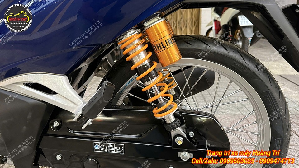 Trải nghiệm đỉnh cao cùng với phuộc Ohlins với các khúc cua êm ái