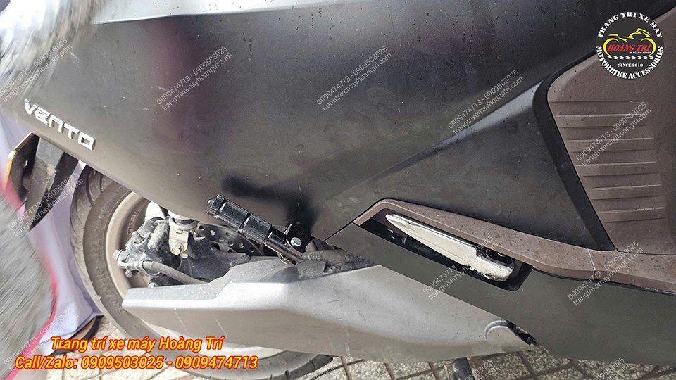 Gác chân phụ Vento bổ sung thêm vị trí để chân sau cho thành viên thứ ba