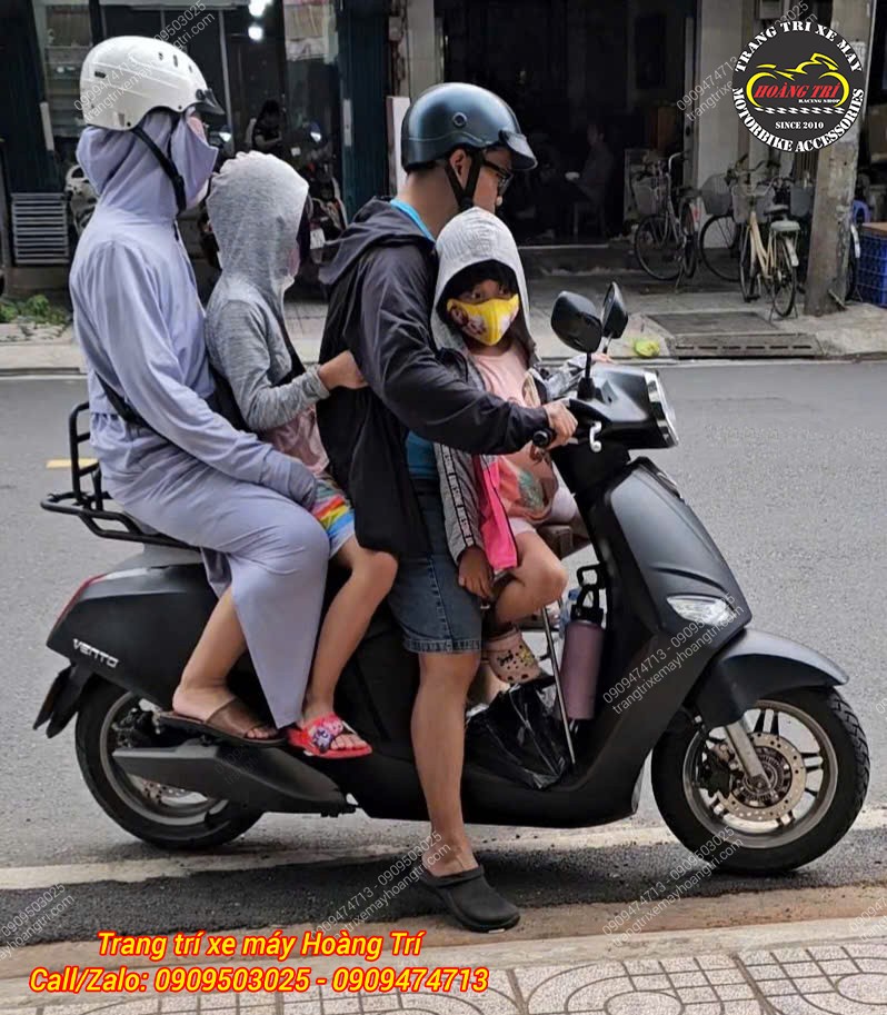 Gia đình 4 người giờ đây có thể vi vu cùng nhau một cách dễ dàng