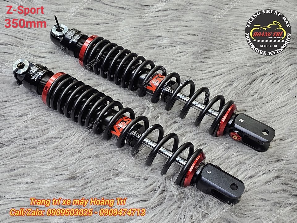 Hình ảnh chi tiết cặp phuộc sau YSS Z-Sport chính hãng chuẩn bị trang bị cho DatBike