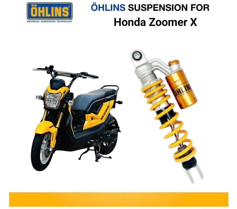 Phuộc Ohlins chính hãng HO811 bình dầu, chuẩn zin với tông vàng nổi bật