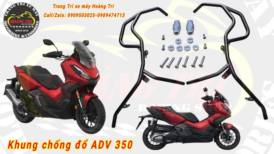 Trọn bộ khung bảo vệ cùng phụ kiện dành riêng cho xe ADV 350