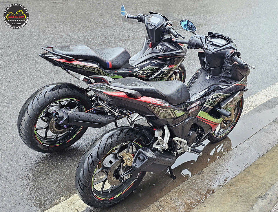 Cả hai đều sở hữu phần dàn chân sau cực chất, mang đậm phong cách Racing thể thao