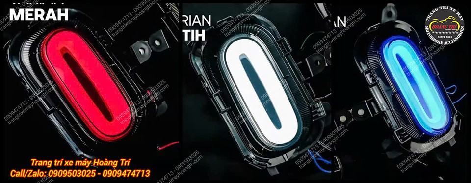 Góc cận cảnh đèn xi nhan LED Audi phía trước với 3 gam màu demi cho bạn tùy chọn