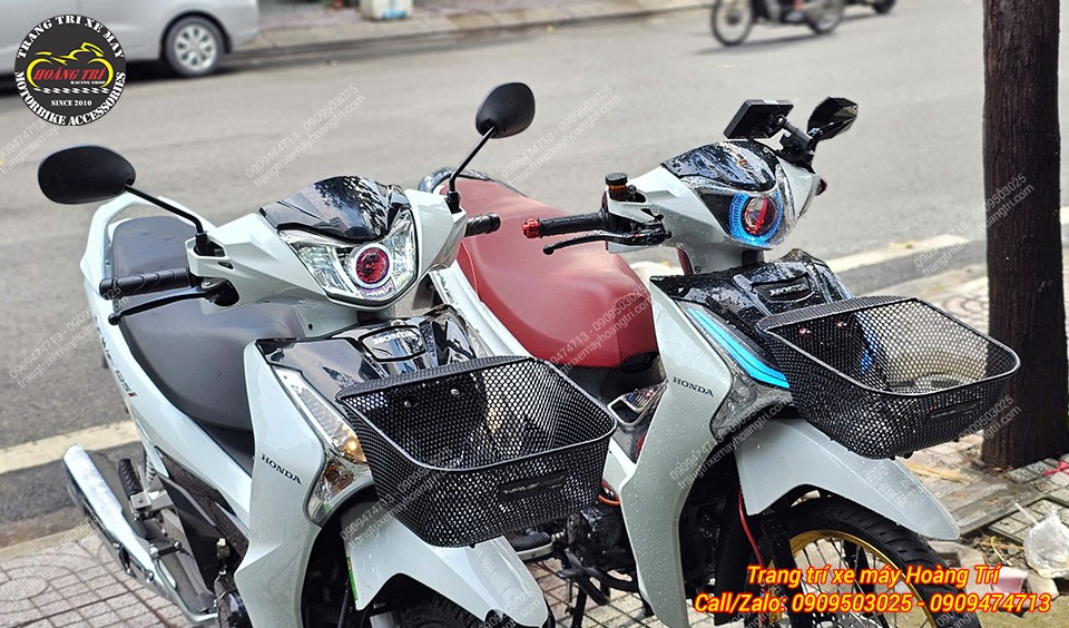 Mỗi chiếc xe mang phong cách riêng với hai loại đèn bi cầu khác biệt