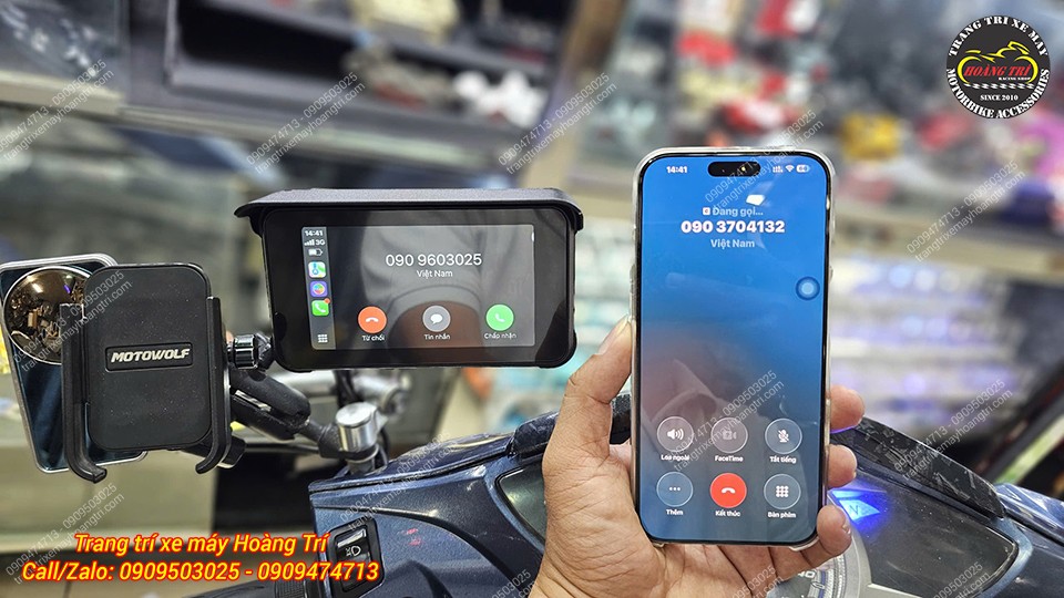 Kiểm tra tính năng hiển thị cuộc gọi khi đồng bộ với màn hình SKU-3