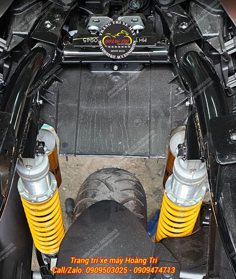 Đã hoàn thiện lắp đặt cặp phuộc Ohlins chính hãng mã HO112 dành cho PCX 160