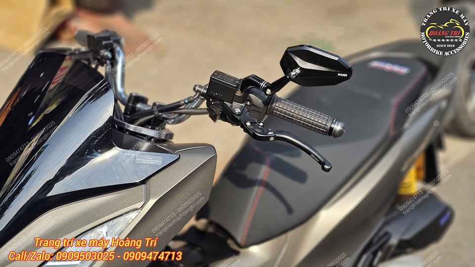 Sự kết hợp hoàn hảo này mang đến một tổng thể cùm tay lái PCX 160 hài hòa và thu hút