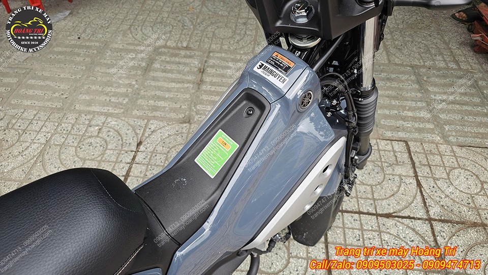 Khi chưa nâng cấp, khu vực baga giữa nhìn khá yếu và dễ trầy khi sử dụng