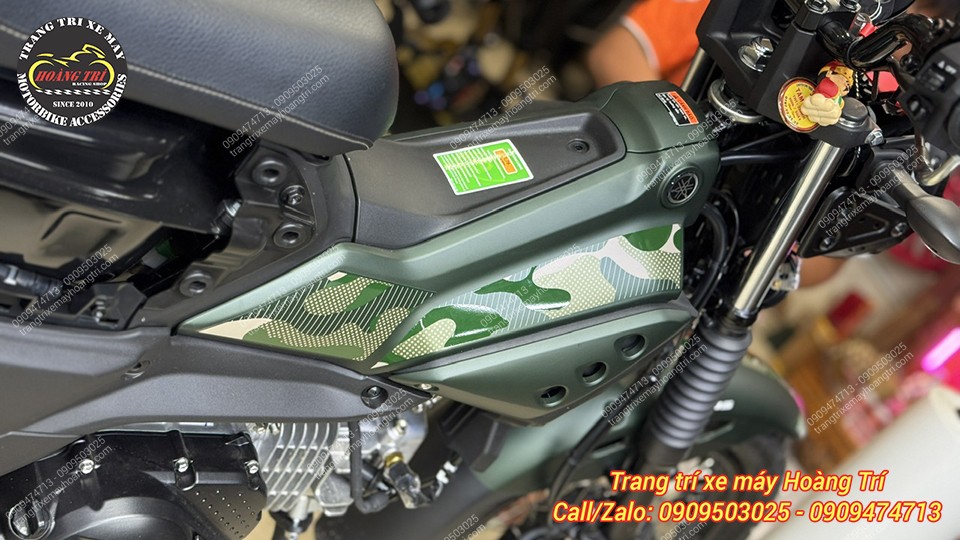 Cận cảnh chi tiết ngoại hình độc đáo của phiên bản PG-1 2025 Camo