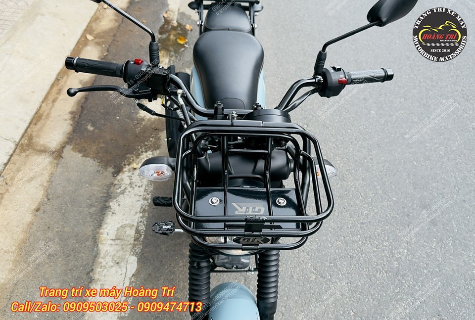 Chiếc rổ đa dụng mới được anh khách lựa chọn lắp cho xe PG-1 2025