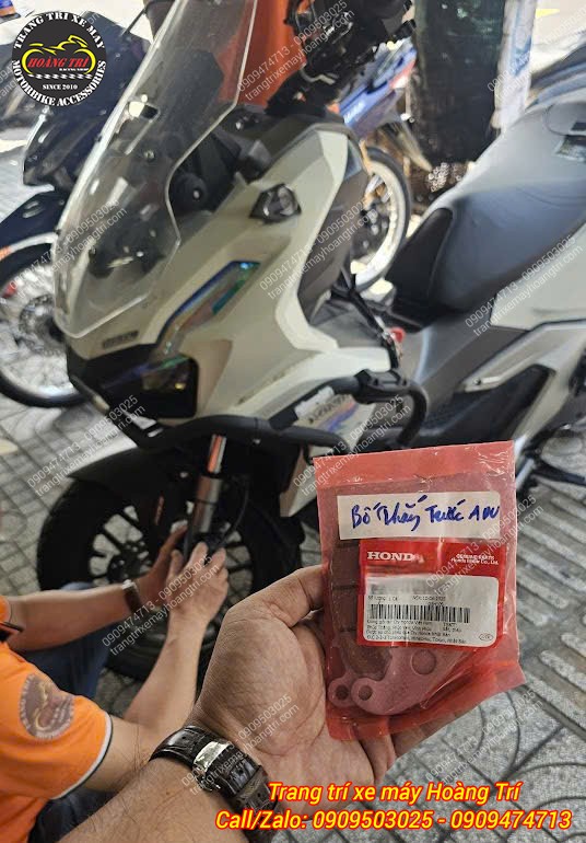Trên tay bố thắng sau chính hãng Honda với chất lượng bền bỉ vượt trội