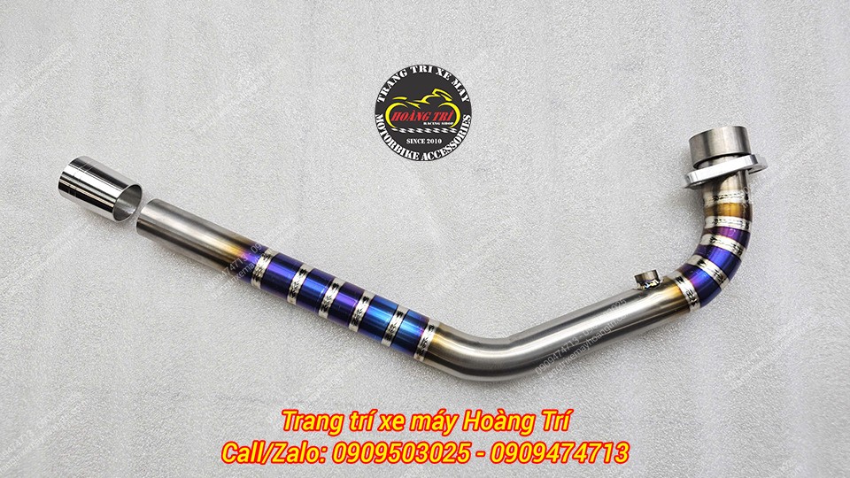 Bạn có thể kết hợp cùng pô xe máy để giúp cổ pô titanium phát huy tối đa công năng