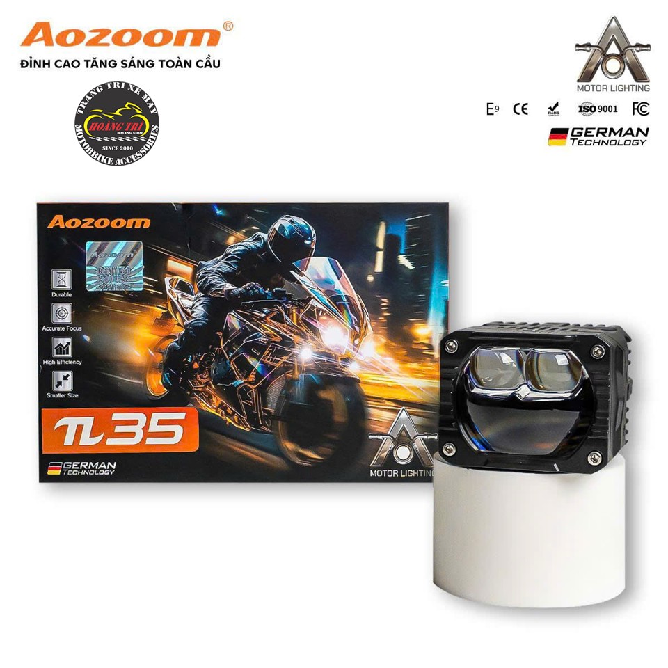 Phiên bản đèn Aozoom TL35 mang công nghệ LED tiên tiến và phong cách hiện đại