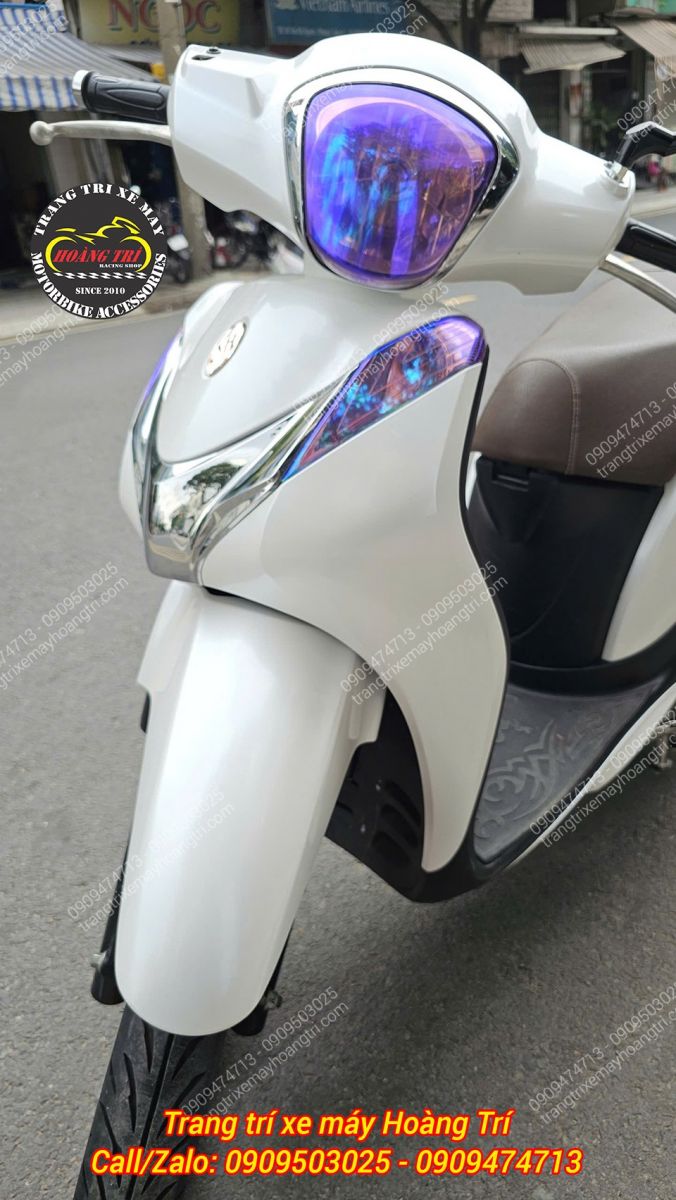 Lớp decal ngọc trai giúp diện mạo Sh Mode 2015 trở nên mới mẻ và đầy tự tin