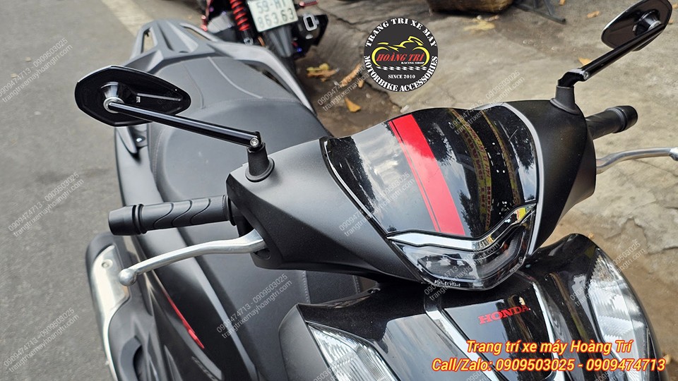 Kính chiếu hậu chính hãng Motogadget tỉ mỉ từng chút về ngoại hình và chất liệu