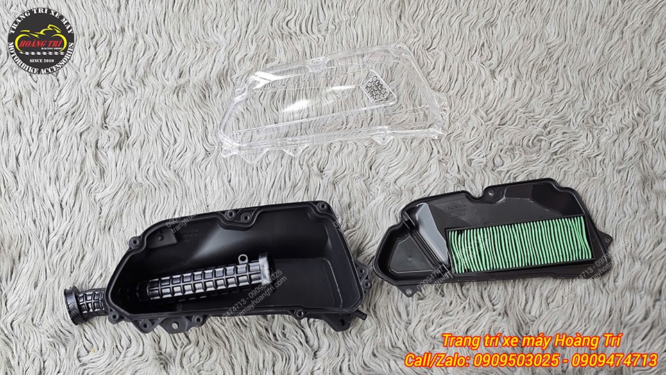 Phiên bản nắp pô e trong suốt độc đáo giúp dễ dàng quan sát chi tiết bên trong