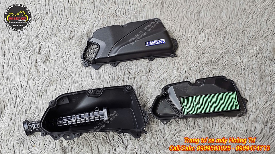 Phiên bản pô e Lead 4val cho Stylo 160 giữ nguyên nắp pô e zin theo xe
