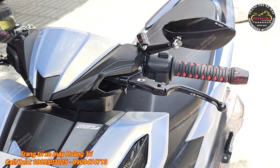 Trong ảnh là toàn cảnh cùm tay lái bên trái của chiếc Vario 125 2024