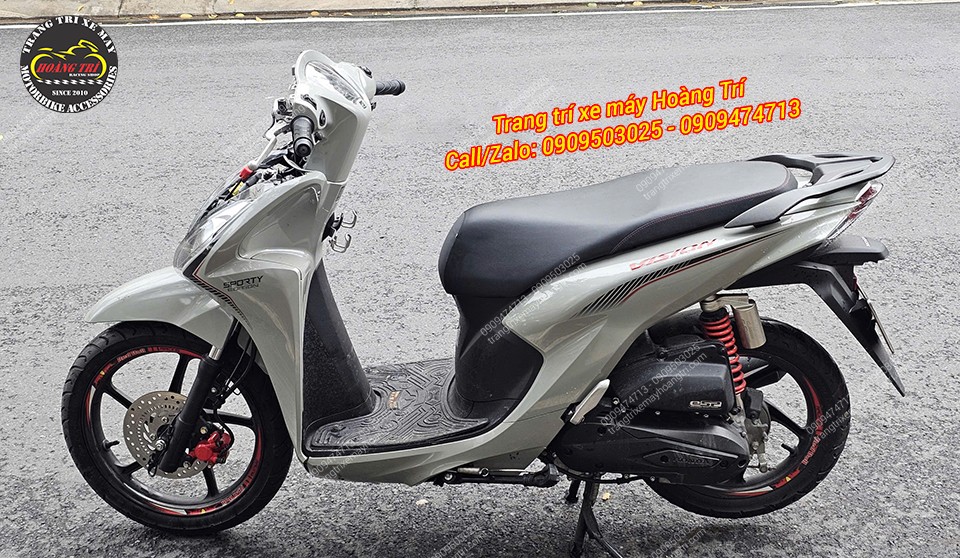 Anh em có nhu cầu nâng cấp hệ thống phanh ABS Vision hãy ghé ngay Hoàng Trí Racing Shop