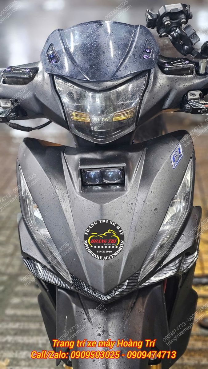 Phần mặt nạ của Wave RSX đã được in 3D lại để đạt độ hoàn thiện cao nhất