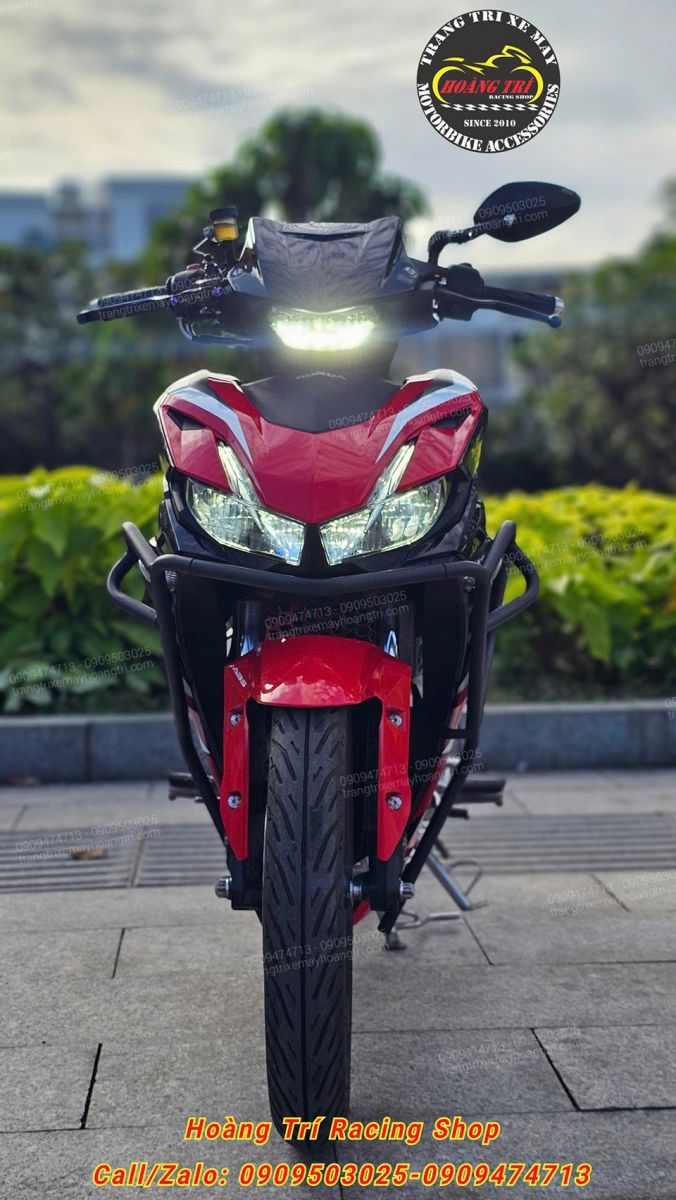 Bảo vệ toàn diện cho phần đầu và hông xe Winner X khi có va chạm