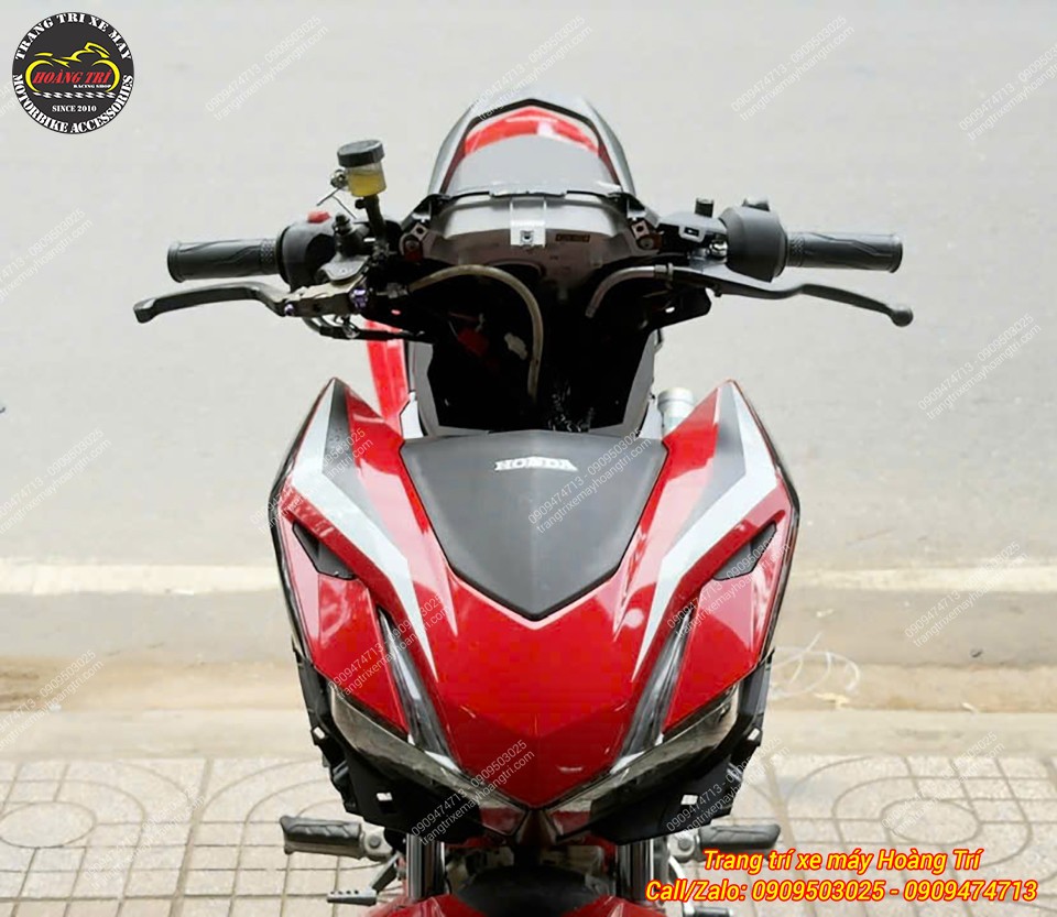Ngắm lại chiếc Winner X trước khi gắn hoàn thiện đầu đèn Exciter 155