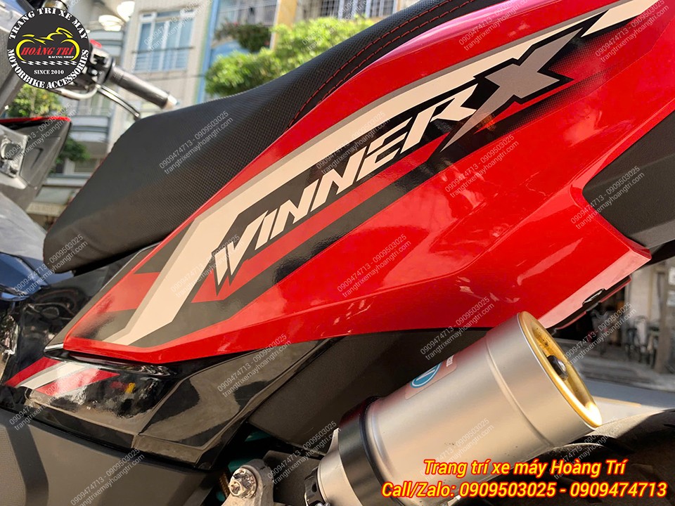 Bộ tem mới cũng mang phong cách của Winner X V4 nên rất khó nhận ra sự khác biệt