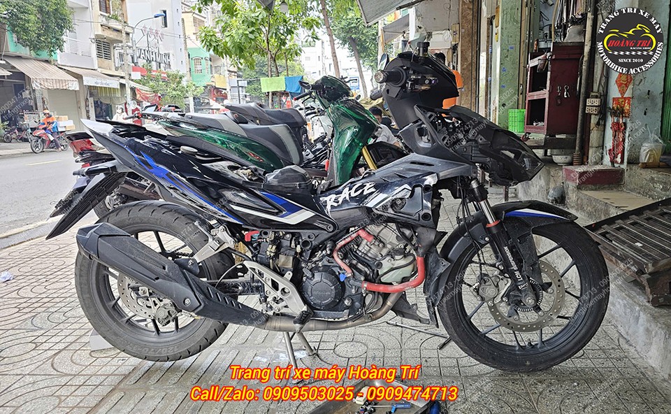 Chiếc Winner X đã sẵn sàng cho quá trình nâng cấp lên phiên bản mới