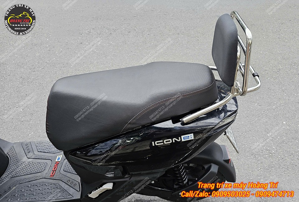 Sản phẩm sau khi hoàn thiện được lắp cố định chắc chắn và đảm bảo an toàn cho xe Honda Icon-E