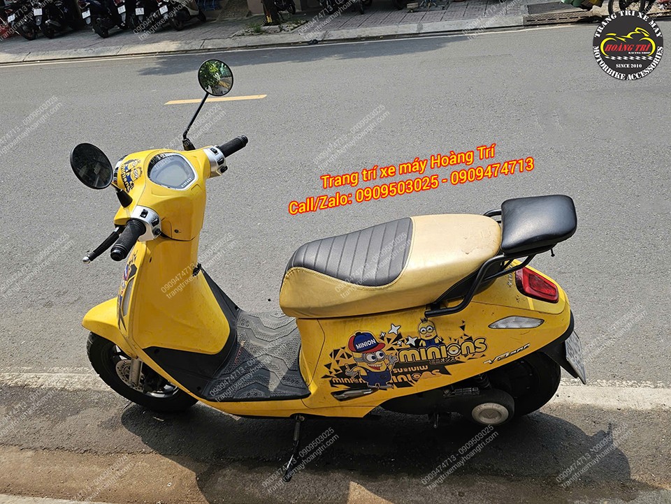 Baga sau này nối dài yên xe, tạo chỗ ngồi an toàn hơn cho người phía sau