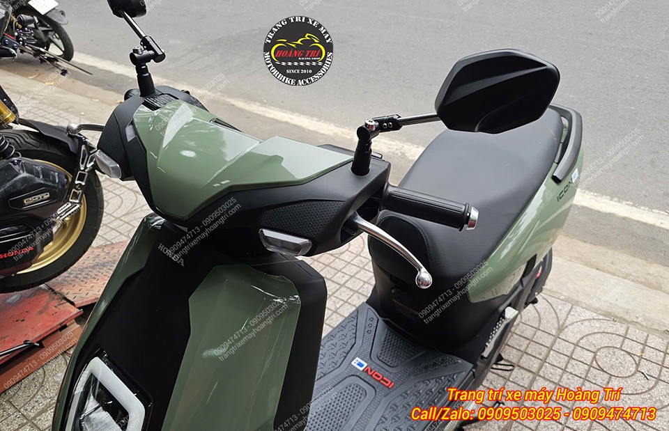 Cặp kính hậu giả zin cỡ lớn vừa được nâng cấp cho chiếc Honda Icon-E