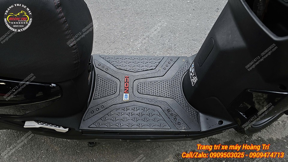 Thảm cao su chuyên dụng dành cho Honda Icon-E đã được trang bị hoàn chỉnh cho xe