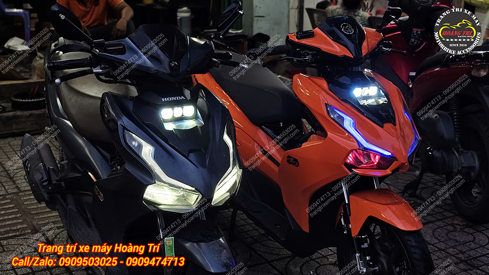 Điểm nhấn là phần mặt nạ Airblade 150 được in 3D tinh tế và hiện đại