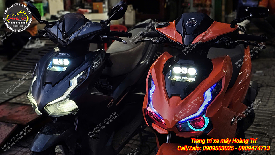 Lắp vừa khít với đèn Aozoom Extra 3, không cần khoét nhựa xe