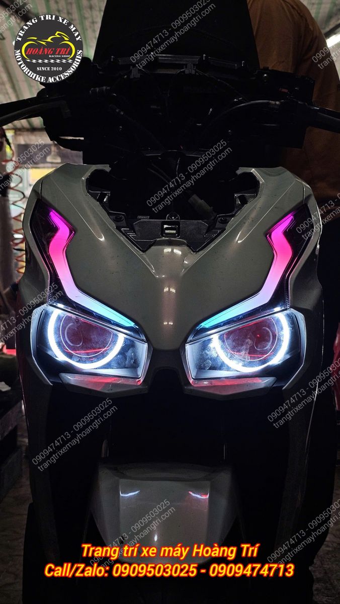 Khi muốn năng động, vui tươi có thể bật chế độ chuyển màu động cực chất