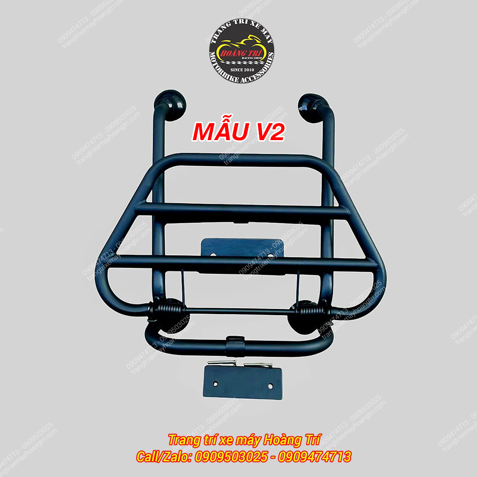 Góc cận cảnh mẫu baga trước Classico kiểu Vespa thương hiệu KTC (phiên bản V2)
