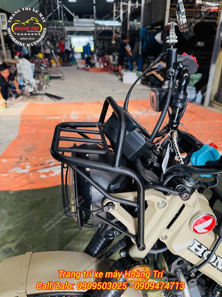 Baga đầu đèn Honda CT 125 - KTC được trang bị cho xe trông rất hầm hố