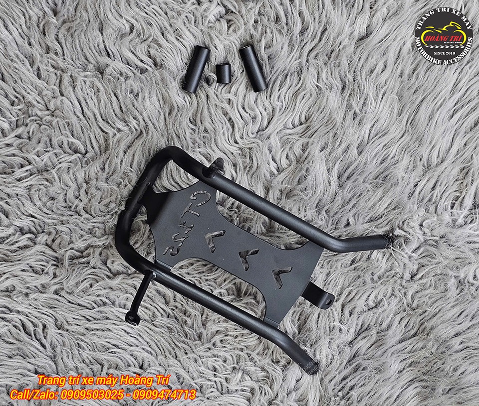 Baga giữa CT 125 KTC nhìn từ trên, khung ống dày dặn, dễ lắp đặt và cố định chắc chắn