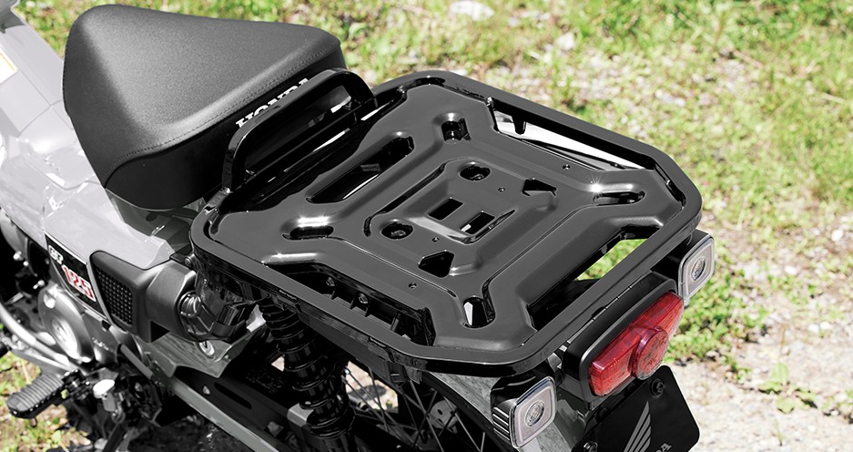 Baga sau lớn của Honda CT 125, tiện chở đồ hoặc gắn thùng cho các chuyến đi xa