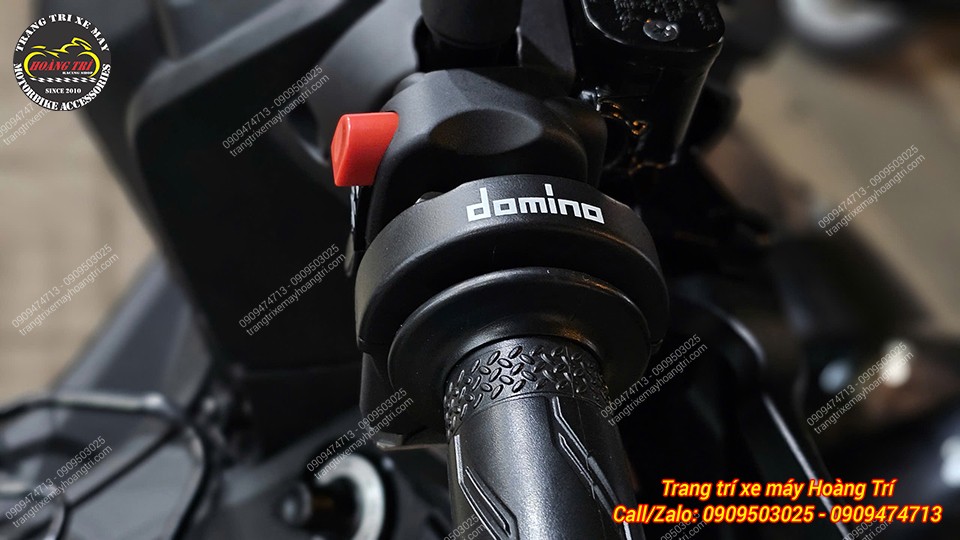 Cùm tăng tốc Domino chính hãng với thiết kế 2 dây ga dưới được lắp đặt cho Exciter 155