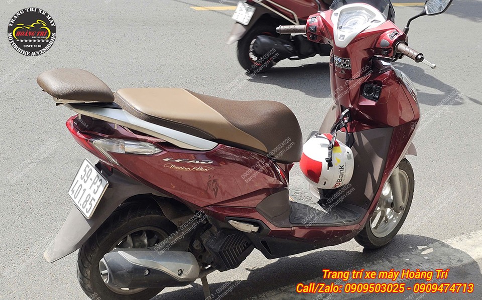 Nhiều tùy chọn màu sắc cho phần tựa lưng để anh em chọn phù hợp với xe