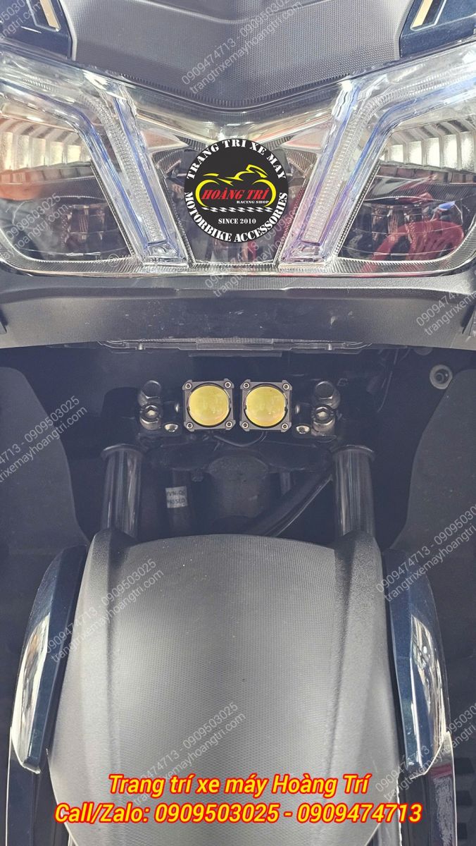 Lắp tại vị trí này không làm ảnh hưởng đến tổng thể ngoại hình xe