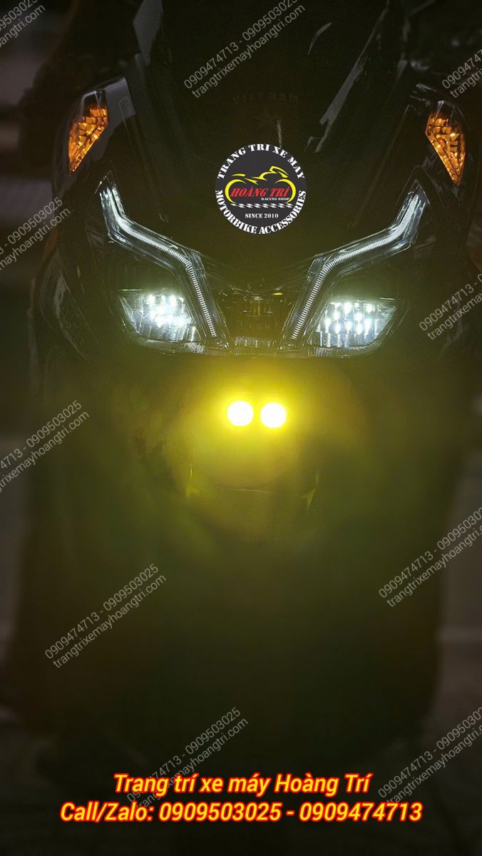 Bật pha đổi sang ánh sáng vàng phá sương, phù hợp đi xa hoặc đường sương mù